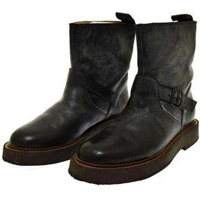 Maison Martin Margiela Antiqued Black Gray Ankle Women's Boots Size 10